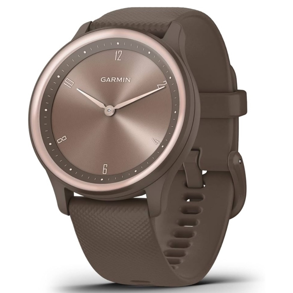 Garmin vivomove Sport Hybrid Smartwatch Cocoa